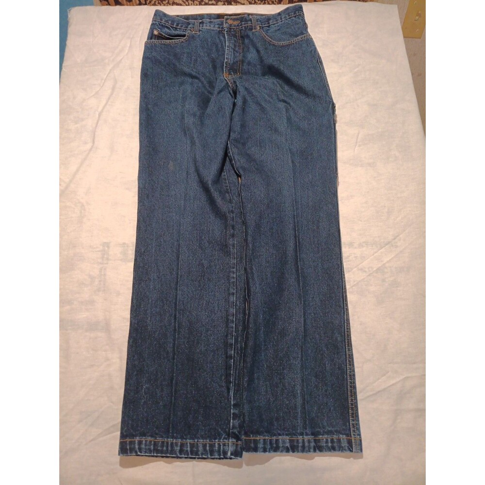 Vntg Kenpo Carpenter Denim Jeans Men's Size 34x32 (32x31) Israel Made Y2K
